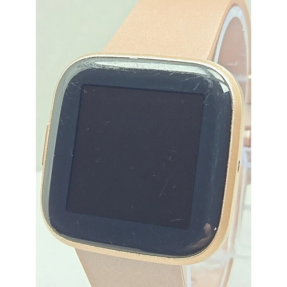 Fitbit Versa 2 Smartwatch Pink 40mm Alexa WR50M Always On Display No Charger